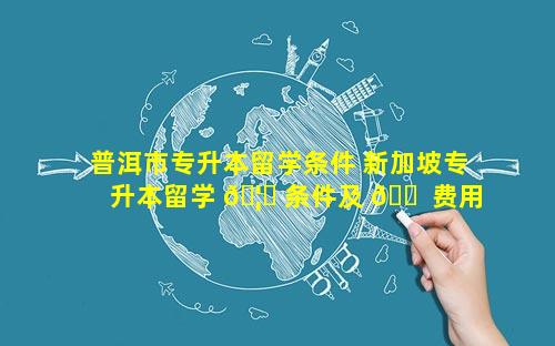 普洱市专升本留学条件 新加坡专升本留学 🦋 条件及 🐠 费用